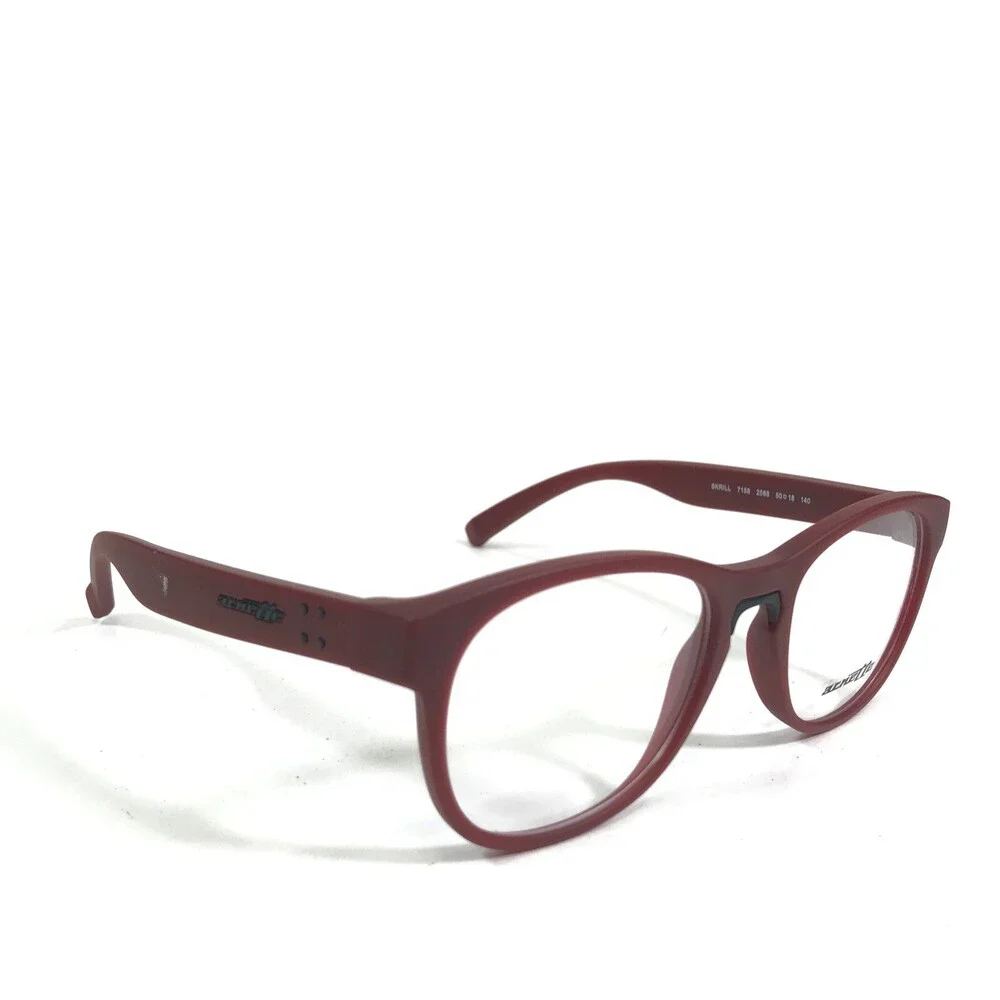 Arnette Eyeglasses Frames SKRILL 7158 2568 Matte Red Square Full Rim 50-18-140